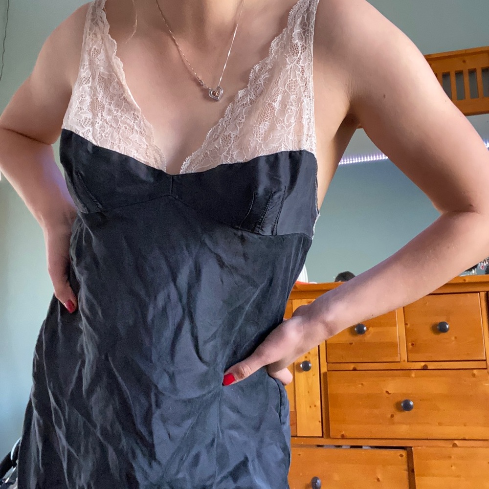 victoria’s secret silk slip dress